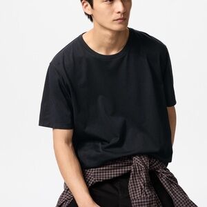 UNIQLO Supima Cotton Black Men's T-Shirt